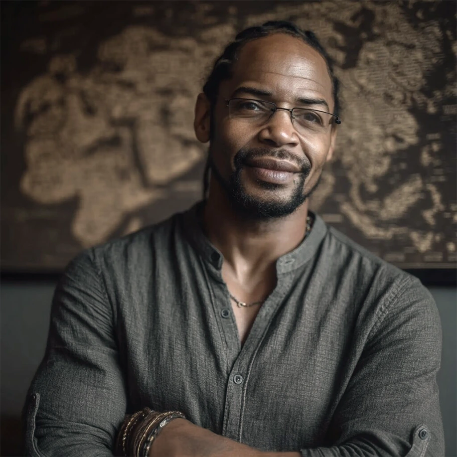 Portrait von Angel Candeaux, Paartherapeut in Berlin mit Schwerpunkt auf strukturierter und kultursensibler Paartherapie.